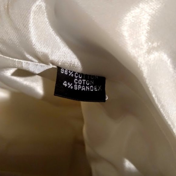 Linda Allard Ellen Tracy Ivory Open Front Blazer - Picture 9 of 10